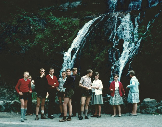 1961 Harz: Am Radauer Wasserfall