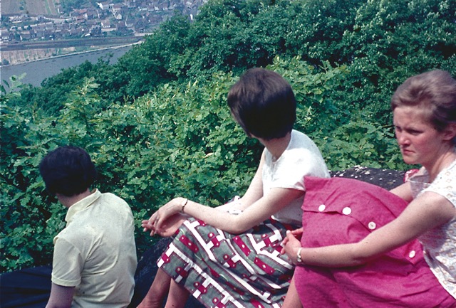 1962 Fahrt an den Rhein: Auf dem Teufelskadrich