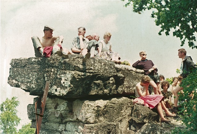 1962 Fahrt an den Rhein: Auf dem Teufelskadrich