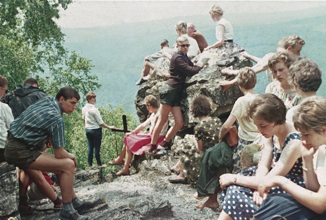 1962 Fahrt an den Rhein: Auf dem Teufelskadrich