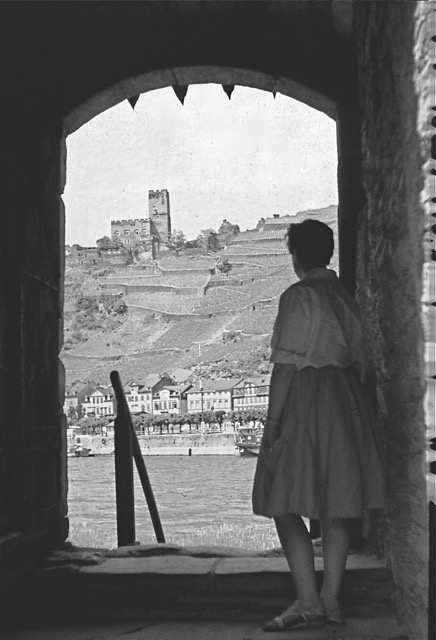 1962 Fahrt an den Rhein: Burgruine Rheinfels