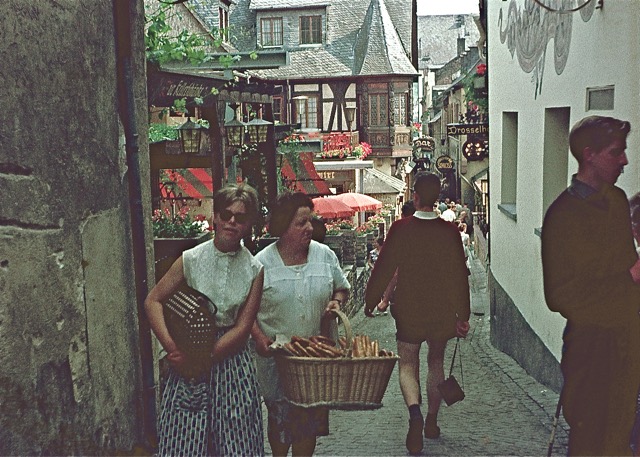 1962 Fahrt an den Rhein: Rüdesheim