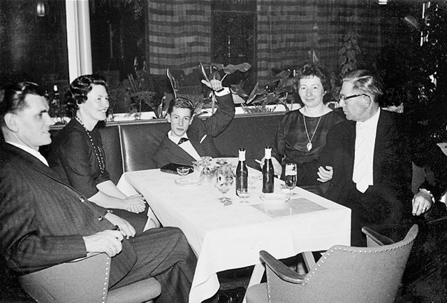 1963 Abschlussfest: Ehepaare Eichholz, Sielmann
