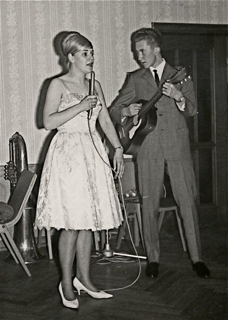 1963 Abschlussfest; Elisabeth Schoon, Heiko Karels